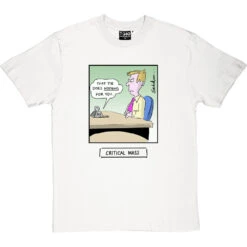 Critical Mass T-Shirt -ThinkWear Collective Sales critical mass tshirt 1 whitetshirt