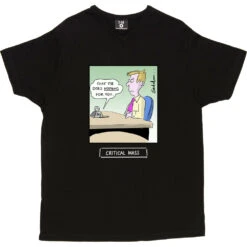 Critical Mass T-Shirt -ThinkWear Collective Sales critical mass tshirt 2 black mens v neck tshirt