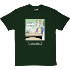Critical Mass T-Shirt -ThinkWear Collective Sales critical mass tshirt 2 bottlegreentshirt