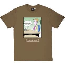 Critical Mass T-Shirt -ThinkWear Collective Sales critical mass tshirt 2 olivetshirt