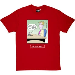 Critical Mass T-Shirt -ThinkWear Collective Sales critical mass tshirt 2 redtshirt