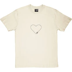 Cut-Out Heart T-Shirt -ThinkWear Collective Sales cutoutheart 1 naturaltshirt