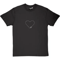 Cut-Out Heart T-Shirt -ThinkWear Collective Sales cutoutheart 2 charcoaltshirt