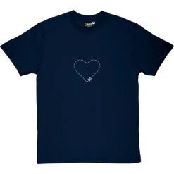Cut-Out Heart T-Shirt -ThinkWear Collective Sales cutoutheart 2 navybluetshirt