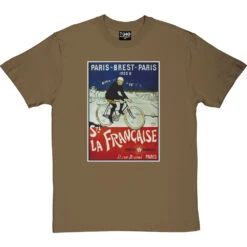 Paris-Brest-Paris 1901 T-Shirt -ThinkWear Collective Sales cycles diamant 1901 tshirt olivetshirt