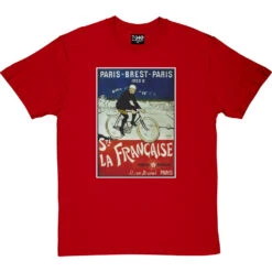 Paris-Brest-Paris 1901 T-Shirt -ThinkWear Collective Sales cycles diamant 1901 tshirt redtshirt