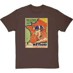 Météore Cycles 1925 Tour De France Poster T-Shirt 21 Météore Cycles 1925 Tour De France Poster T-Shirt -ThinkWear Collective Sales cycles meteore 1925 tshirt hazelnuttshirt