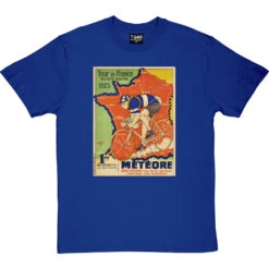 Météore Cycles 1925 Tour De France Poster T-Shirt 27 Météore Cycles 1925 Tour De France Poster T-Shirt -ThinkWear Collective Sales cycles meteore 1925 tshirt royalbluetshirt