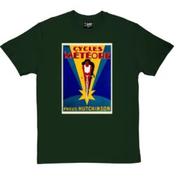 Cycles Météore T-Shirt -ThinkWear Collective Sales cycles meteore tshirt bottlegreentshirt