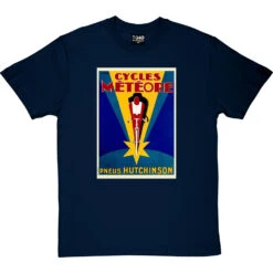 Cycles Météore T-Shirt -ThinkWear Collective Sales cycles meteore tshirt navybluetshirt
