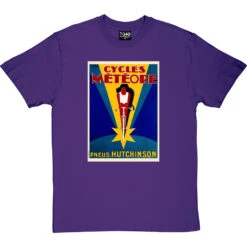 Cycles Météore T-Shirt -ThinkWear Collective Sales cycles meteore tshirt purpletshirt