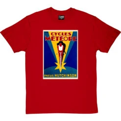 Cycles Météore T-Shirt -ThinkWear Collective Sales cycles meteore tshirt redtshirt