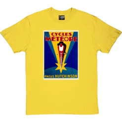 Cycles Météore T-Shirt -ThinkWear Collective Sales cycles meteore tshirt yellowtshirt