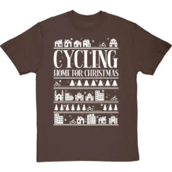 Cycling Home For Christmas T-Shirt 25 Cycling Home For Christmas T-Shirt -ThinkWear Collective Sales cycling home for christmas tshirt 2 hazelnuttshirt