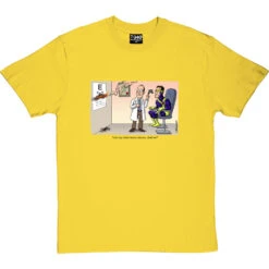 Cyclops Optician T-Shirt -ThinkWear Collective Sales cyclops optician tshirt 1 yellowtshirt