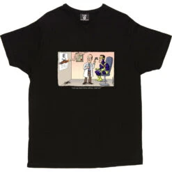 Cyclops Optician T-Shirt -ThinkWear Collective Sales cyclops optician tshirt 2 black mens v neck tshirt