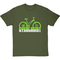 Cycologist T-Shirt 26 Cycologist T-Shirt -ThinkWear Collective Sales cycologist tshirt 2 olivetshirt