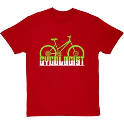 Cycologist T-Shirt 39 Cycologist T-Shirt -ThinkWear Collective Sales cycologist tshirt 2 redtshirt