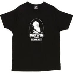 Darwin Is My Homeboy T-Shirt -ThinkWear Collective Sales darwin is my homeboy tshirt black mens v neck tshirt