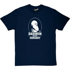 Darwin Is My Homeboy T-Shirt -ThinkWear Collective Sales darwin is my homeboy tshirt navybluetshirt