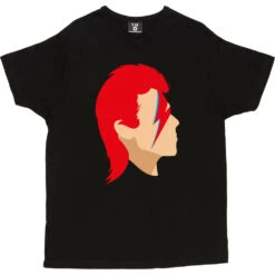 David Bowie Portrait T-Shirt -ThinkWear Collective Sales david bowie profile tshirt black mens v neck tshirt