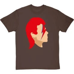 David Bowie Portrait T-Shirt -ThinkWear Collective Sales david bowie profile tshirt hazelnuttshirt