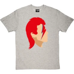 David Bowie Portrait T-Shirt -ThinkWear Collective Sales david bowie profile tshirt lightoxfordtshirt