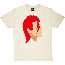 David Bowie Portrait T-Shirt -ThinkWear Collective Sales david bowie profile tshirt naturaltshirt