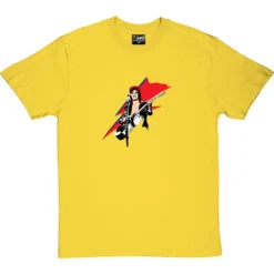 David Bowie T Shirt T-Shirt -ThinkWear Collective Sales david bowie tshirt yellowtshirt