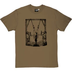 Death By Sawing T-Shirt -ThinkWear Collective Sales death by sawing tshirt 1 olivetshirt