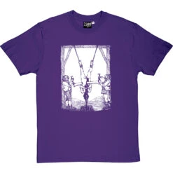 Death By Sawing T-Shirt -ThinkWear Collective Sales death by sawing tshirt 2 purpletshirt