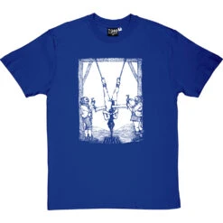 Death By Sawing T-Shirt -ThinkWear Collective Sales death by sawing tshirt 2 royalbluetshirt