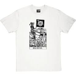Death Tarot T-Shirt -ThinkWear Collective Sales death tarot tshirt 1 whitetshirt