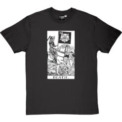 Death Tarot T-Shirt -ThinkWear Collective Sales death tarot tshirt 2 charcoaltshirt