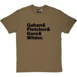 Depeche Mode Line-Up T-Shirt -ThinkWear Collective Sales depeche mode tshirt 1 olivetshirt