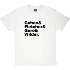 Depeche Mode Line-Up T-Shirt -ThinkWear Collective Sales depeche mode tshirt 1 whitetshirt