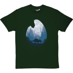 Dino Egg T-Shirt -ThinkWear Collective Sales dino egg tshirt bottlegreentshirt