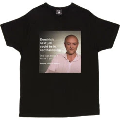 Dominic's Next Job T-Shirt -ThinkWear Collective Sales dominic new job tshirt black mens v neck tshirt