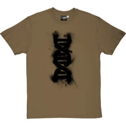Double Helix Graffiti T-Shirt -ThinkWear Collective Sales double helix tshirt 1 olivetshirt