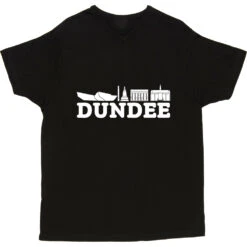 Dundee Landmarks T-Shirt 24 Dundee Landmarks T-Shirt -ThinkWear Collective Sales dundee landmarks tshirt 2 black mens v neck tshirt