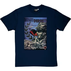 Durruti Poster T-Shirt -ThinkWear Collective Sales durruti poster tshirt navybluetshirt