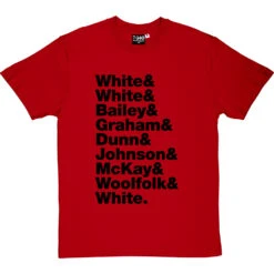 Earth, Wind And Fire Line-Up T-Shirt -ThinkWear Collective Sales earth wind and fire tshirt 1 redtshirt