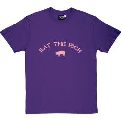 Eat The Rich T-Shirt -ThinkWear Collective Sales eattherich purpletshirt