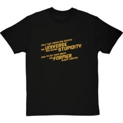 Albert Einstein "Stupidity" Quote T-Shirt -ThinkWear Collective Sales einstein stupidity quote tshirt blacktshirt