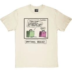 Emotional Baggage T-Shirt -ThinkWear Collective Sales emotional baggage tshirt 1 naturaltshirt