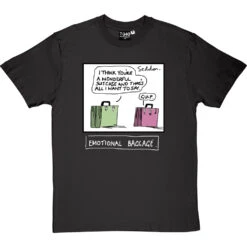 Emotional Baggage T-Shirt -ThinkWear Collective Sales emotional baggage tshirt 2 charcoaltshirt