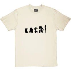Evolution Of Robots T-Shirt -ThinkWear Collective Sales evolution of robots tshirt 1 naturaltshirt