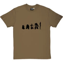 Evolution Of Robots T-Shirt -ThinkWear Collective Sales evolution of robots tshirt 1 olivetshirt