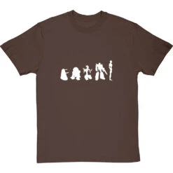 Evolution Of Robots T-Shirt -ThinkWear Collective Sales evolution of robots tshirt 2 hazelnuttshirt