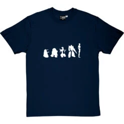 Evolution Of Robots T-Shirt -ThinkWear Collective Sales evolution of robots tshirt 2 navybluetshirt